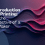 Abstract background featuring flowing waves in shades of pink and purple, with the title "An Introduction to 3D Printing: From the Perspective of a New Maker" prominently displayed, emphasizing the theme of beginner-friendly insights into 3D printing technology.