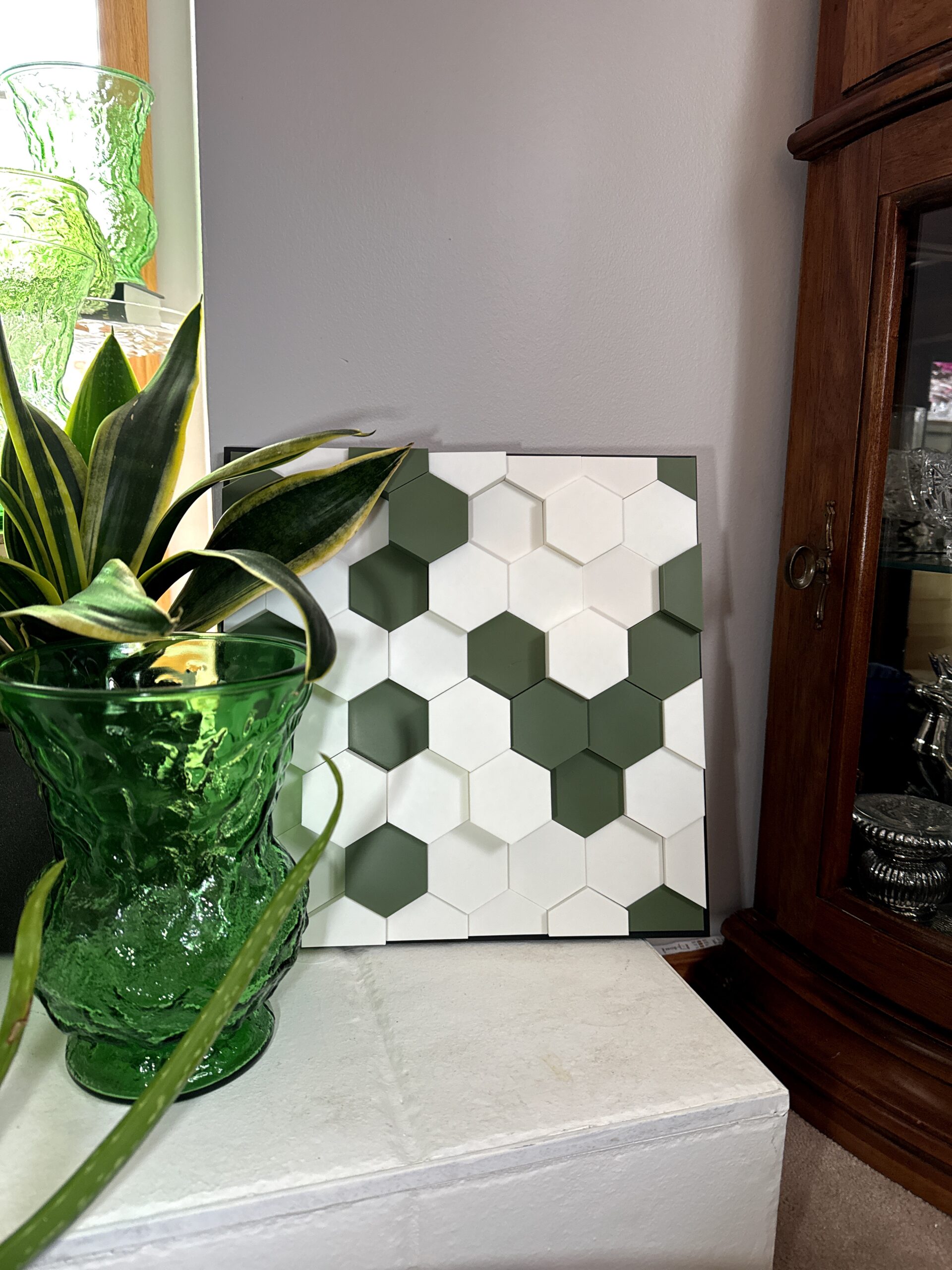 Hexagon Wall Art by TCoops Create