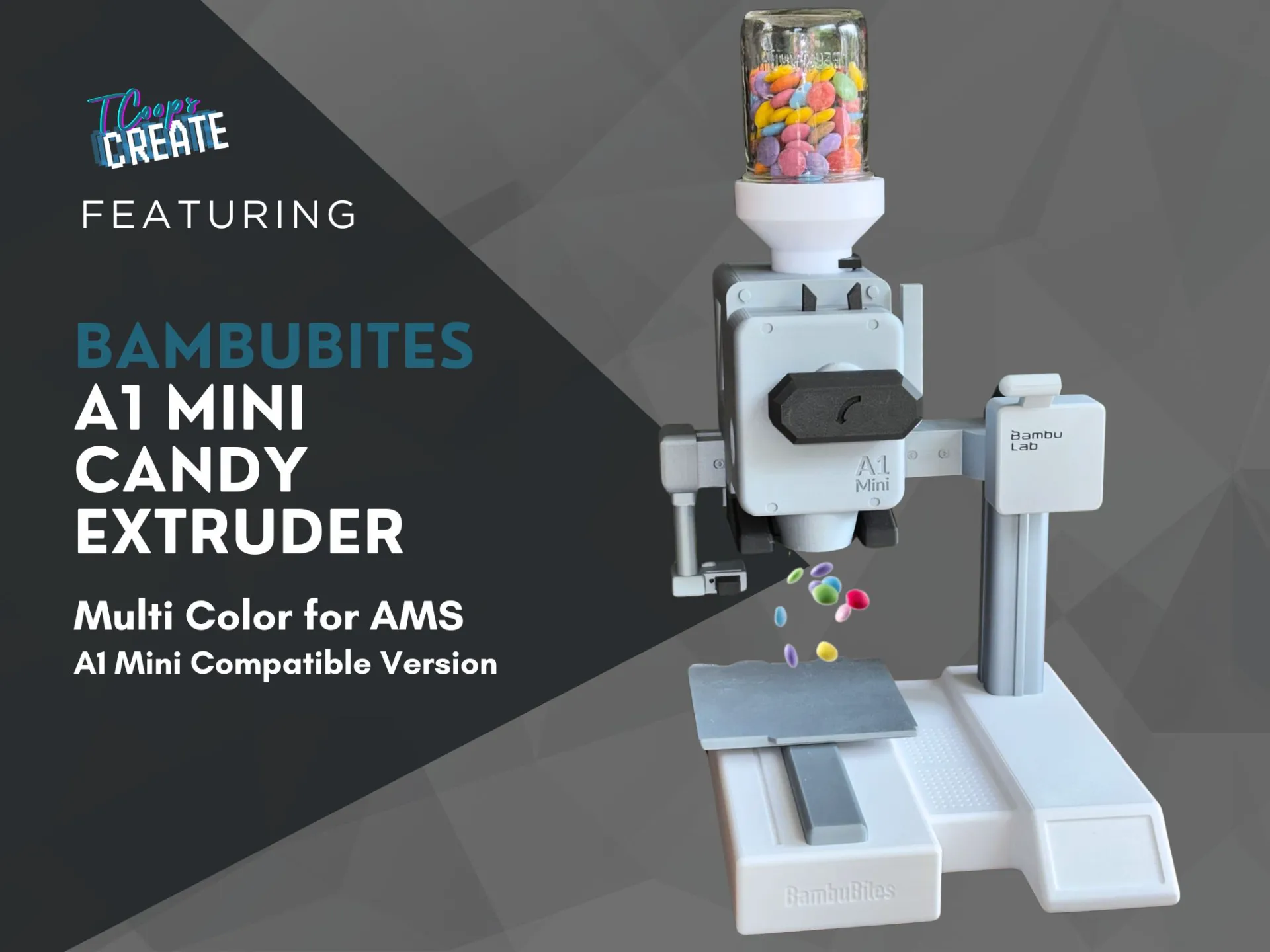 🍬 BambuBites A1 Mini Style Candy Extruder/Dispenser