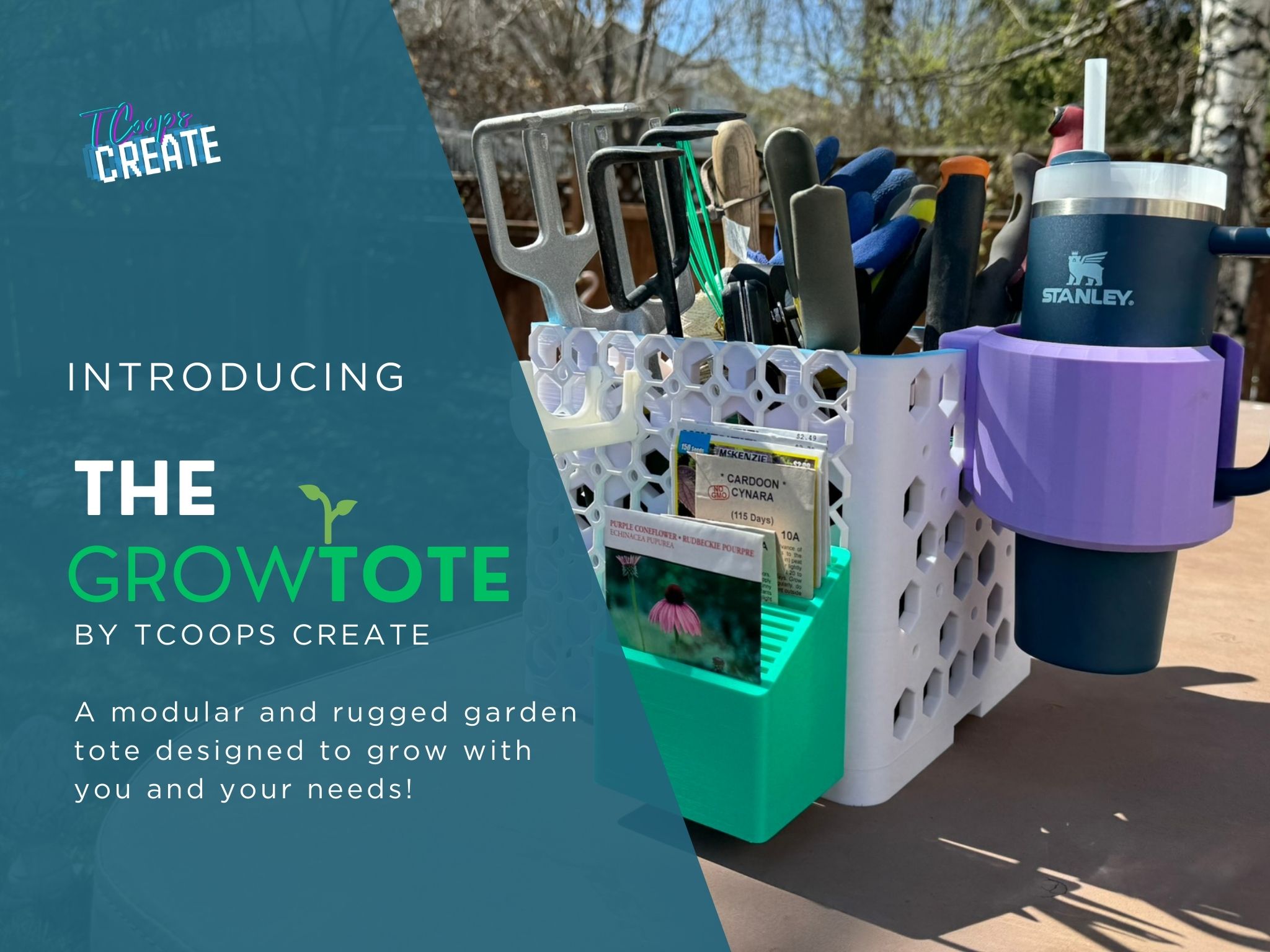 🌱 The GrowTote OG – Garden Caddy/Tote